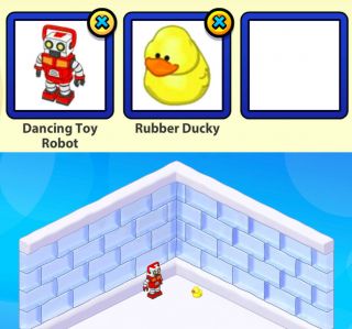 2009 Webkinz 2 - Pc Christmas Countdown Gifts: Dancing Toy Robot & Rubber Ducky