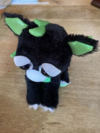 Feisty Pets Francisco Flamefart Black Dragon With Green Wings Plush 2