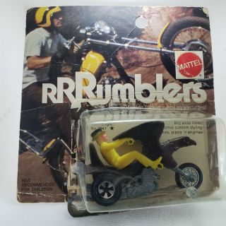 Vintage Hotwheels Rrrumblers Bold Eagle (yellow Tops Rider) Dark Brown Read