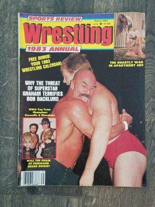 Sports Review Wrestling 1983 Annual Spring - Superstar Graham / Bob Backlund