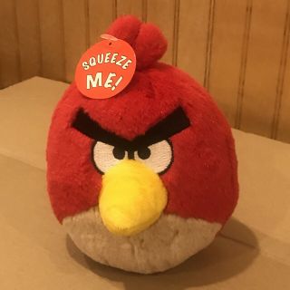 Angry Birds Plush 6” Red,  No Sound.
