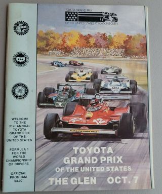 Oct 7,  1979 Grand Prix Of The United States Watkins Glen Ny Program Formula 1