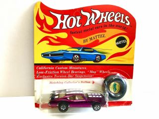 Olds 442 Hotwheel Redline 1969 In Magenta