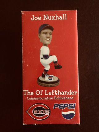 Joe Nuxhall Cincinnati Reds Bobblehead “the Ole Left Hander”