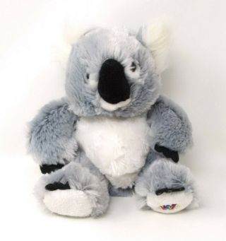 Webkinz Ganz Koala Bear Plush Gray And White Stuffed Animal No Code Black Nose