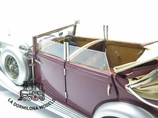 PM239 Spur 1:8 Rare POCHER Torino ROLLS ROYCE TORPEDO CABRIOLET PHANTOM II 1934 ' 5