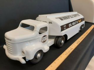 1950 ' s MINNITOY - Winnipeg Supply Tanker Truck Toy - Restored 2