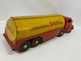 1950 ' S MINNITOYS PRESSED STEEL TOY SHELL TANKER TRUCK 3