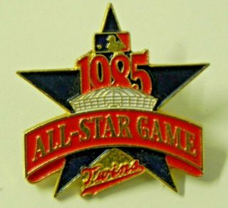 1985 Mlb All Star Game Press Pin - Minnesota Twins - Estate Of Former Sportswriter