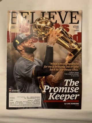 June 27 2016 Sports Illustrated Lebron James Cleveland Cavaliers Promise Keeper
