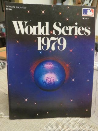 1979 World Series Program (pittsburgh Pirates Vs.  Baltimore Orioles)