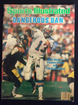 Sports Illustrated January 14 1985 Dan Marino - Passes Into Superbowl M1292