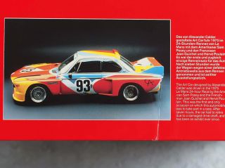 Diecast 1/18 Bmw Art Car Museum Edition Alexander Calder Bmw 3.  0 Csl 1975