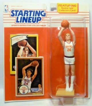 Very Hard To Find 1990 Tom Chambers Starting Lineup Slu Phoenix Suns