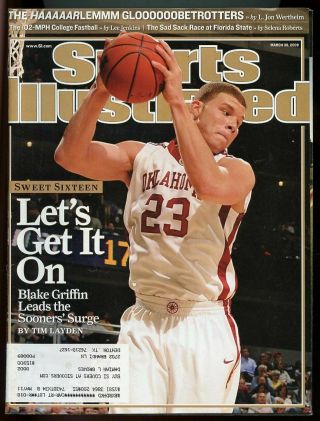 Si: Sports Illustrated March 30,  2009 Sweet Sixteen Blake Griffin Sooners G