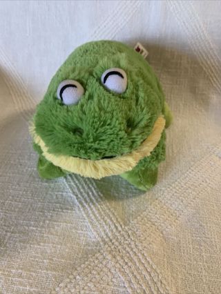 Pillow Pets Pee Wee Large Green Frog 12 " Soft Plush Stuffed Animal Pet Toy