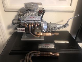 Signed Numbered 1:4 Scale V8 Engine,  Dale Earnhardt Sr.  Richard Childress