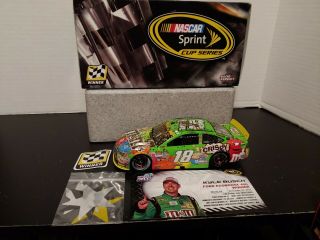 Kyle Busch 2015 Champion Homestead Raced Win Signed By Kyle Busch And Joe Gibbs