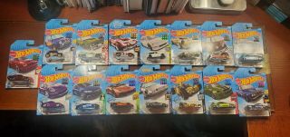 2019 hot wheels treasure hunt Complete Set of 15 Factory Stickers 2