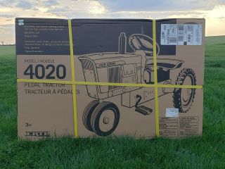 John Deere 4020 Pedal Tractor Ertl Discontinued Nib Unassembled - Part Lp51324