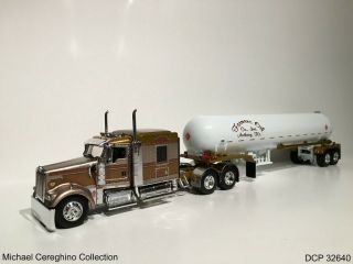 1/64 Diecast Promotions Dcp 32640 Farmers Oil Kenworth W900 With Propane Trailer