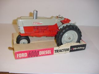 1/12 Vintage Ford 6000 Diesel Tractor By Hubley W/box