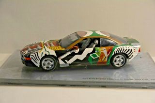 Diecast 1/18 Bmw Art Car Museum Edition David Hockney Bmw 850 Csi 1995