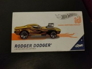 Hot Wheels Id Series 2 Rodger Dodger Rod Squad 01/04 Gml39 Spectraflame Gold