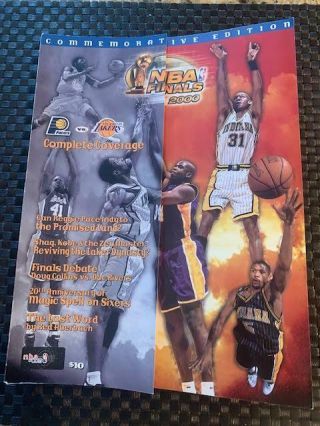 1999 - 2000 Nba Finals Indiana Pacers @ La Lakers Program - Kobe Bryant