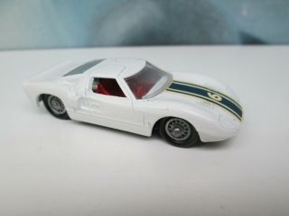 Matchbox/ Lesney 41c Ford GT White - WIRE Wheels / Black Tyres - No Box 2