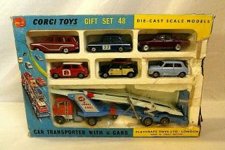 Scarce Vintage 1960`s Corgi Toys Gift Set 48 Complete In The Box