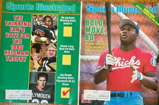 Sports Illustrated - Bo Jackson Baseball And Football