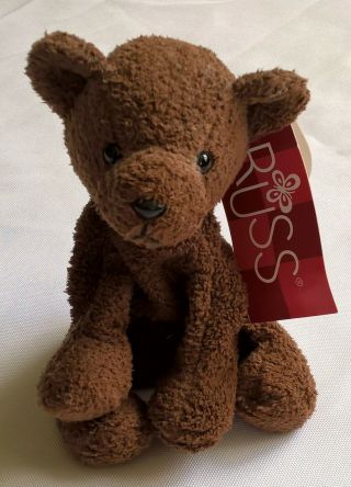 Russ Berrie - Cubby - Bears From The Past With Tag Plush Teddy