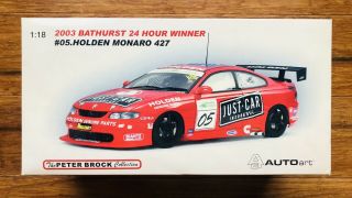 1:18 Biante Holden Peter Brock 2003 Bathurst 24 Hour Winner 05 - Coa:1504/3000