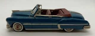 Motor City 1:43 Vintage Mc46 1950 Pontiac Convertible Td Blue Handmade In Usa