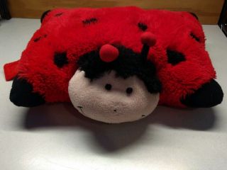 Pillow Pet Pee Wee Lady Bug Plush 11” X 8” Euc
