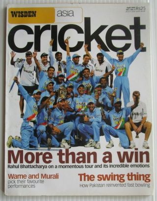 Wisden Asia Cricket April 2004 Issue The Pakistan Tour More Than A Win