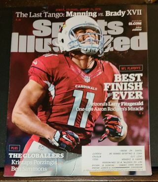 Sports Illustrated Larry Fitzgerald August 25,  2016