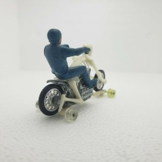 Vintage Hotwheels 1973 RRRUMBLERS BONESHAKER (blue shades rider) 5