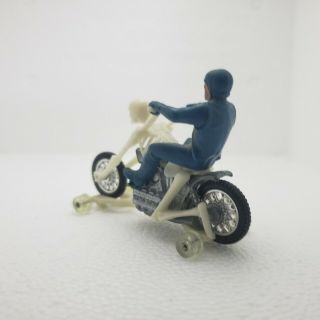 Vintage Hotwheels 1973 RRRUMBLERS BONESHAKER (blue shades rider) 6