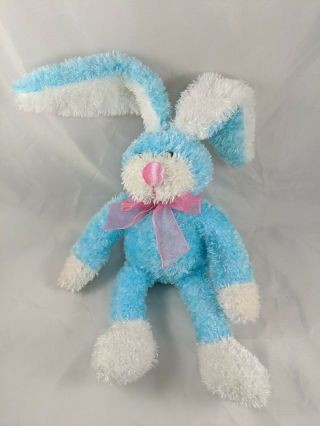 Dan Dee Blue Rabbit Plush Bunny 11 " Stuffed Animal Toy