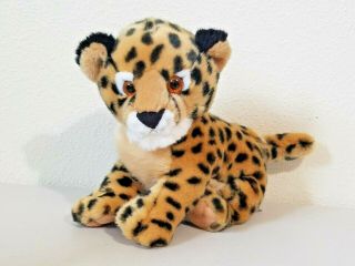 Aurora Plush Baby Cub Leopard Cheetah Stuffed Animal 10 "