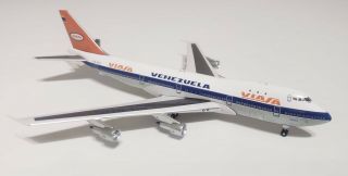 Aeroclassics 1:400 Klm/viasa Split Boeing 747 - 200 Reg Ph - Bug Rare