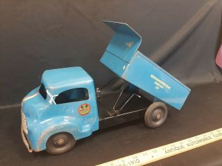 1950 ' s MINNITOY Minniconstruction Company Dump Truck Toy Canadian 5