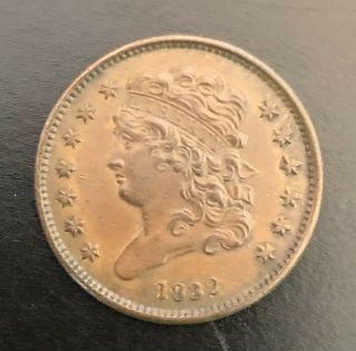1832 Classic Head Half Penny