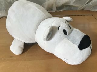FlipAZoo Plush Large 18” Poppi Polar Bear to Asher Husky Dog Flip a Zoo 3