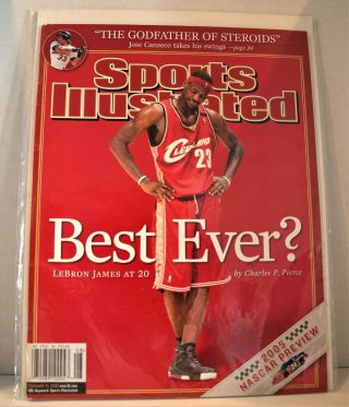 Lebron James February 21 2005 Sports Illustrated No Label Cleveland Cavaliers