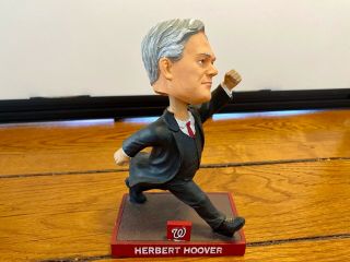 2016 Herbert Hoover " Racing President " Washington Nationals Bobble Head