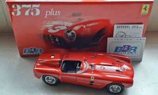 Bbr 1:18 Scale Ferrari 375 Plus (street Version) Red 1954