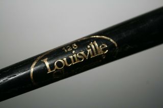 1989 Carl Yastrzemski Hall of Fame Mini Baseball Bat Louisville Slugger Black 3